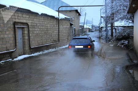 Oğuzda şəhid adını daşıyan küçədə biabırçı mənzərə...