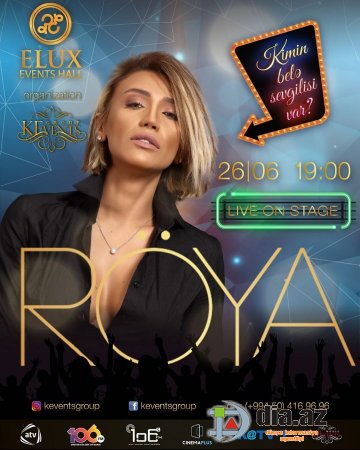 Röya konsert verəcək