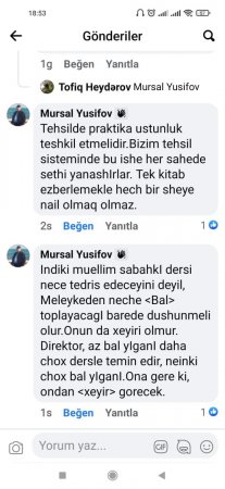 Ağlar günə qalan TƏHSİLİMİZ...