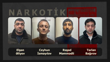 Polis 80 kiloqramlıq narkotik yükünü ƏLƏ KEÇİRDİ